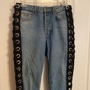 Carmar Denim Jeans with side cut outs